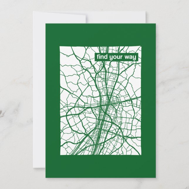 Invitation trouver votre chemin (Devant)