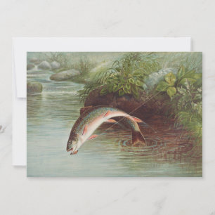Invitation Truitelle de ruisseau sautant par S.A. Kilbourne P