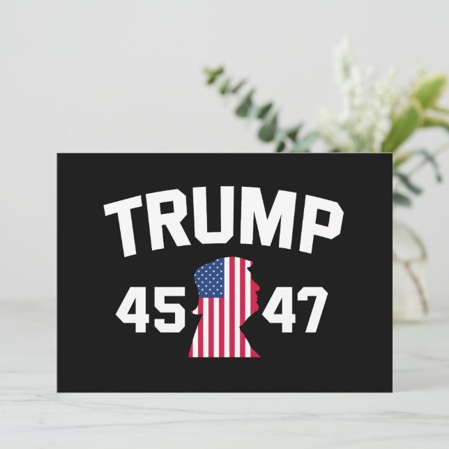 Invitation Trump 45 47 2024 Président (Debout devant)