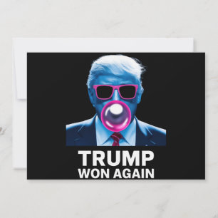 Invitation Trump a encore gagné Élection Vote Président 47e 2