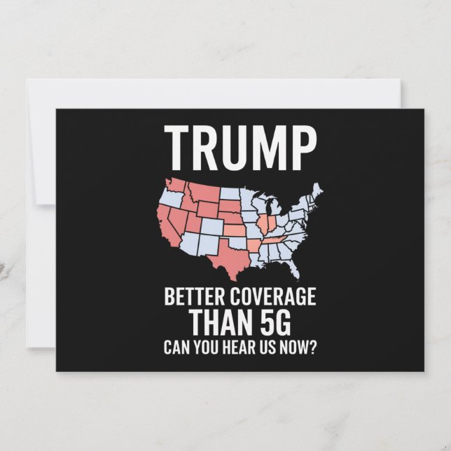 Invitation Trump a une meilleure couverture que la 5G Pouvez- (Devant)