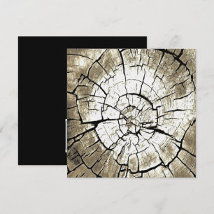 Invitation Trump Arbre En Monotone Gris Pâle Art Abstrait