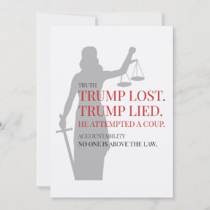 Invitation Trump n'a menti personne au-dessus de la loi