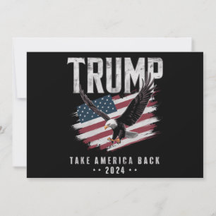 Invitation Trump Reprenez l'Amérique 2024 Élection Vintage