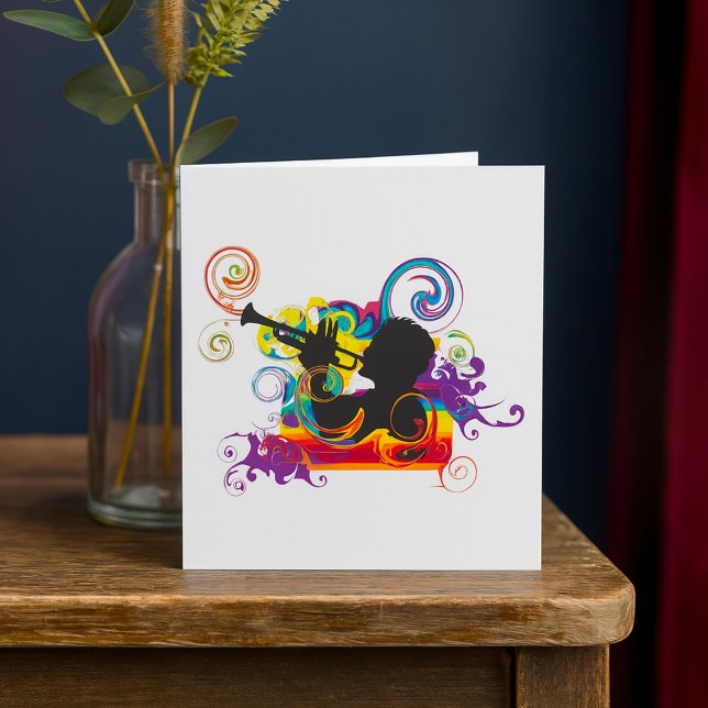 Invitation Trumpet Player Art Work (Créateur téléchargé)