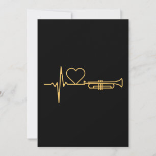 Invitation Trumpet - Trumpet Hearbeat cadeau