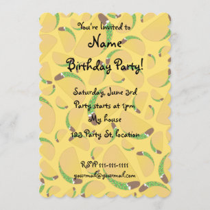 Invitation Ttacos jaunes