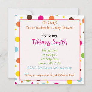 Invitation tu es invité à un Baby shower !,