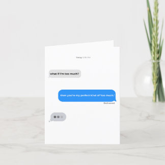 Invitation Tu es parfait | Saint-Valentin | Romantique