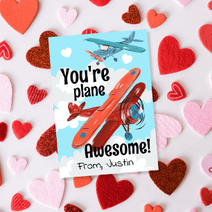 Invitation Tu es un avion Saint-Valentin génial