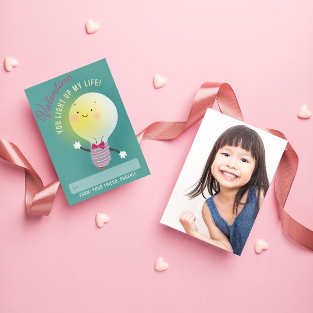 Invitation Tu illumines ma salle de classe Valentine (Créateur téléchargé)