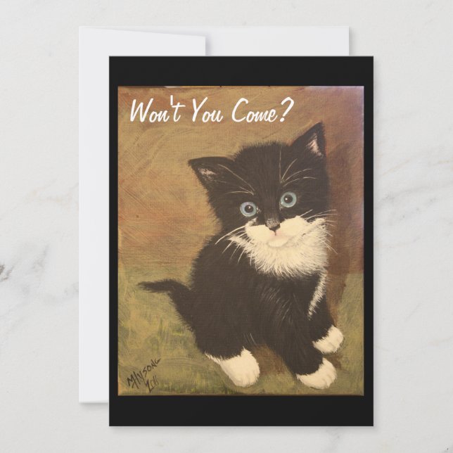 Invitation Tu ne viendras pas ? (Devant)