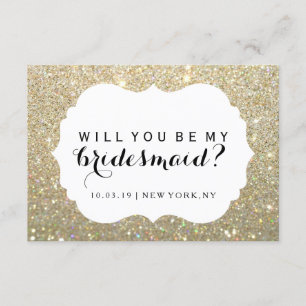 Invitation Tu seras ma servante d'épouse - Mort d'or habillé