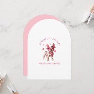 Invitation Tu veux tout dire pour moi, sois ma Saint Valentin