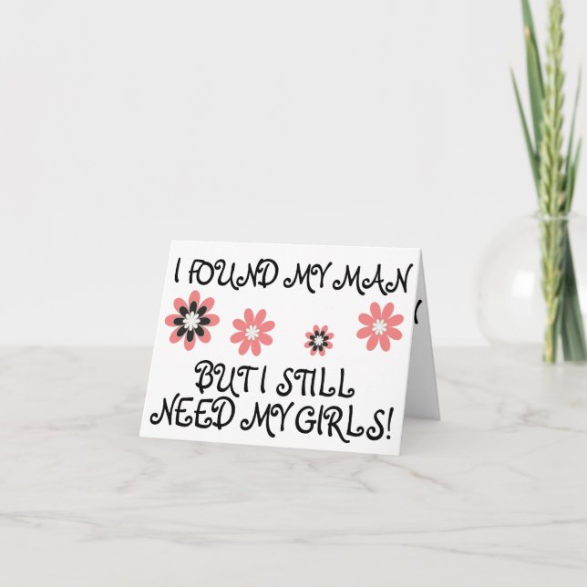 Invitation Tu veux You Be My Bridesmaid ? (flowers) (Devant)