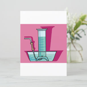 Invitation Tube de test scientifique