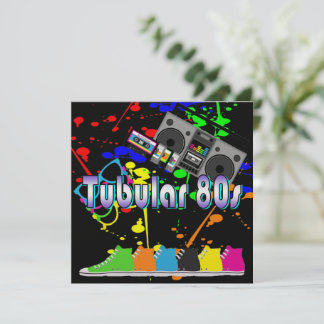 Invitation Tubulaire 80s