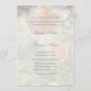 Invitation Tulip avec Mariage verse