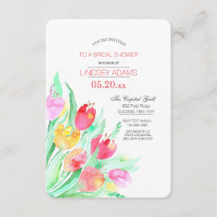 Invitation Tulip Bouquet