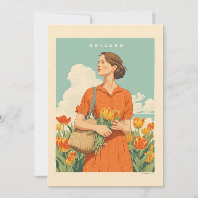 Invitation Tulip Dreams en Hollande (Devant)