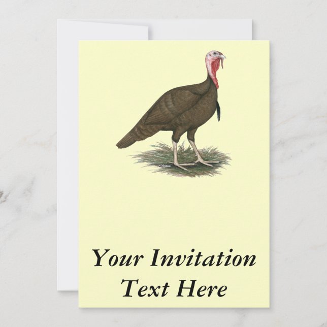 Invitation Turquie Chocolat Tom (Devant)