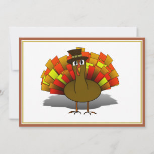 Invitation Turquie pèlerin Thanksgiving