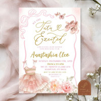 Tutu de ballerine floral rose pour une baby shower