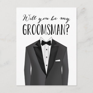 Invitation Tuxedo Groomsman   Groomsman