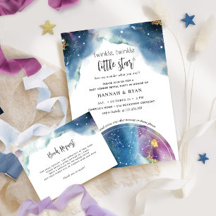 Invitation Twinkle, Little Star Baby Gender Reveal Party