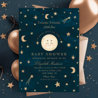 Twinkle Little Stars mignon Baby shower de lune