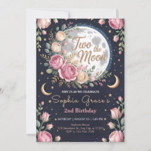 Twinkle Moon and Roses 2nd Birthday