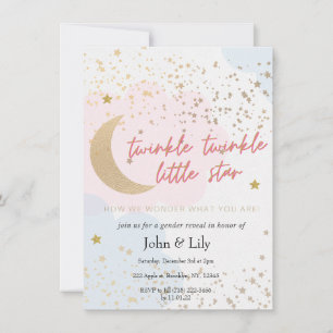Invitation Twinkle scintille petit star genre révéler invitat