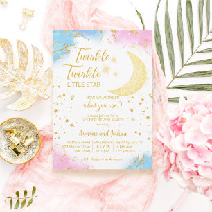 Invitation Twinkle scintille petit star genre révéler parties