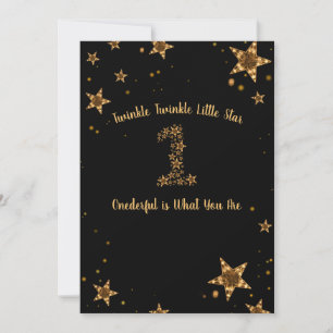Invitation Twinkle Twinkle Little Star, Anniversaire extraord