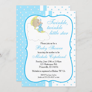Invitation Twinkle, Twinkle Little Star - Baby Boy