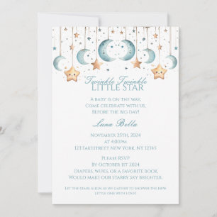 Invitation Twinkle, Twinkle Little Star - Baby shower