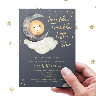 Invitation Twinkle Twinkle Little Star Baby shower