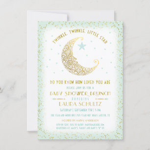 Invitation Twinkle Twinkle Little Star Baby shower Brunch 2