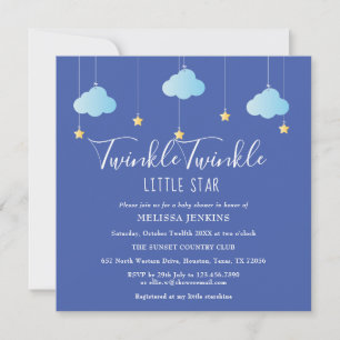 Invitation Twinkle Twinkle Little Star Baby shower / Sprinkle