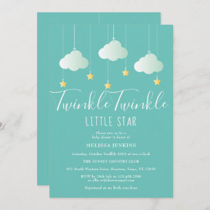 Invitation Twinkle Twinkle Little Star Baby shower / Sprinkle
