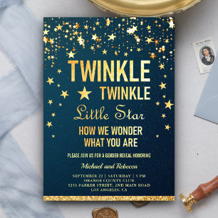 Invitation Twinkle Twinkle Little Star Genre Reveal Party