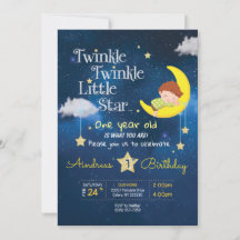 Twinkle Twinkle Little star Premier anniversaire I