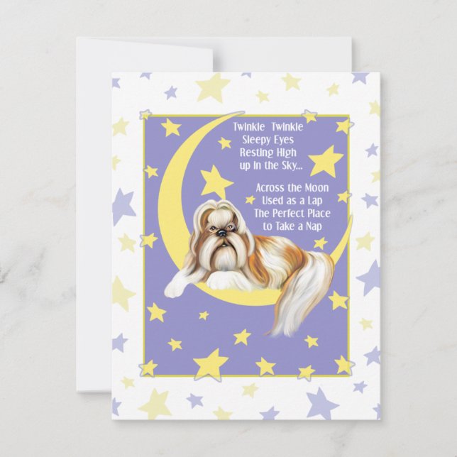 Invitation Twinkle Twinkle Shih Tzu (Devant)