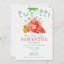 TWOTTI Tutti Frutti Fruit d'été Fille 2e anniversa