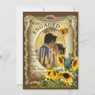 Invitation Tying the Knot Celebration Fiançailles