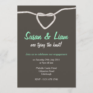 Invitation Tying the Knot Engagement Party