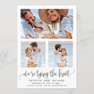 Invitation Tying The Knot Wedding Enregistrer La Date 3 Photo