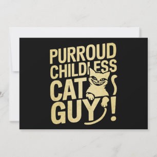 Invitation Type à chats sans enfants Purroud votant pour le p