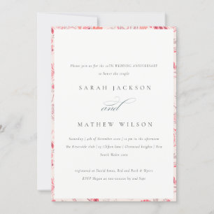 Invitation Typographie de Paisley Blush Chic pour tout annive