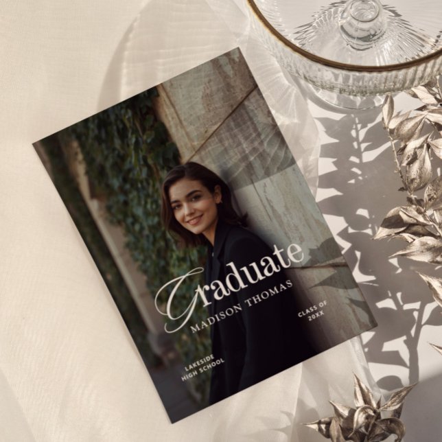 Invitation Typographie éditoriale de fin d'études (Créateur téléchargé)